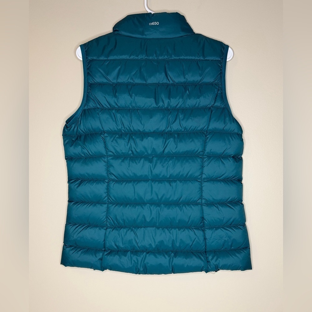 Eddie Bauer Women's Blue Quilted Vest - Picture 2 of 3